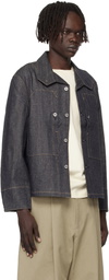 Taiga Takahashi Navy Lot. 715 French Navy Mechanic Denim Jacket