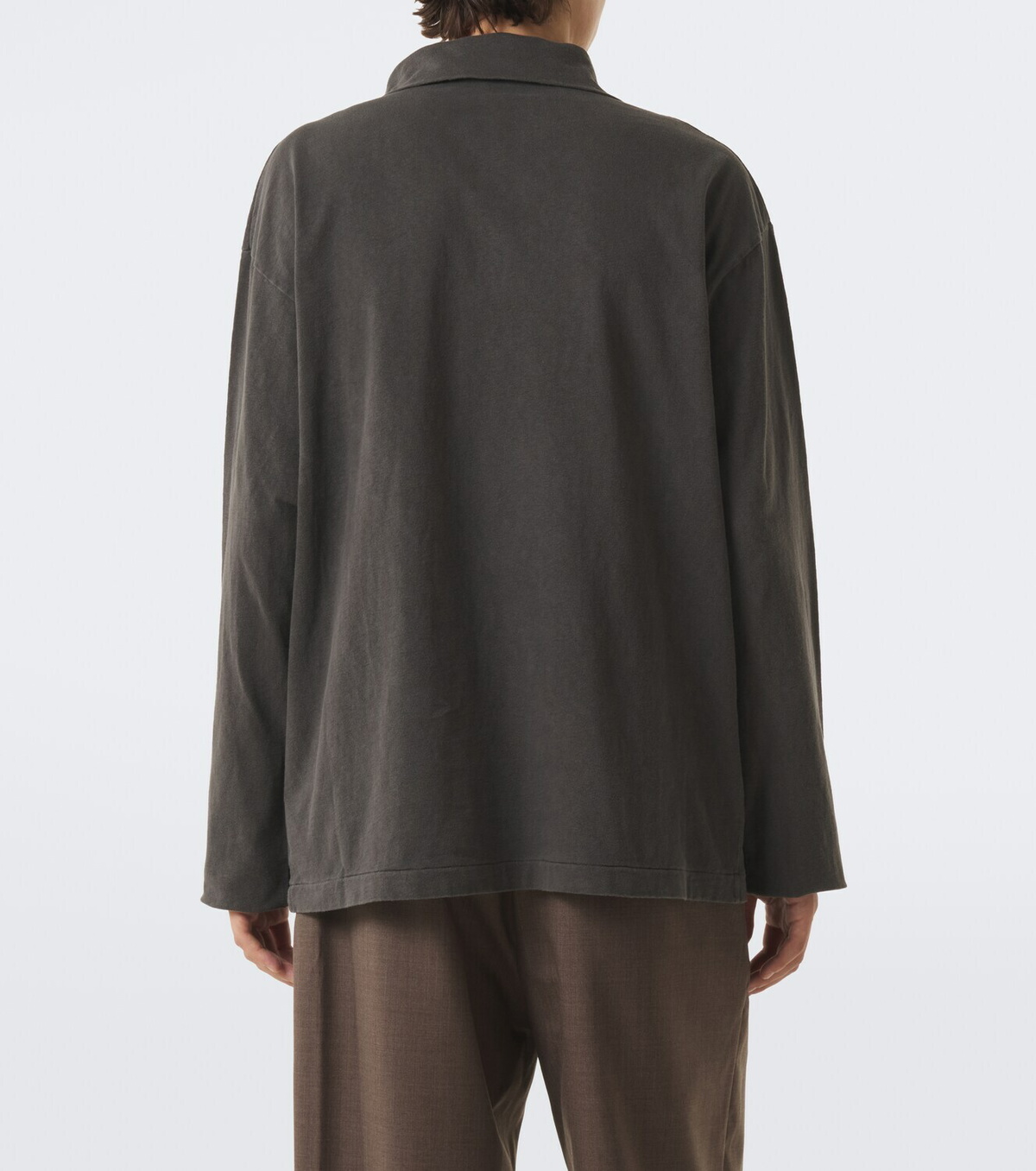 The Row Marcielo cotton half-zip top