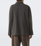 The Row Marcielo cotton half-zip top