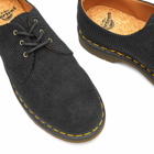 Dr. Martens Men's 1461 3-Eye Shoe in Black Duchess Corduroy