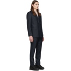 Burberry Navy Wool Cashmere Double-Breasted Suit