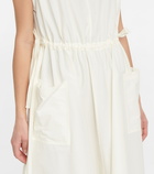 Deveaux New York - Daisy cotton-blend midi dress