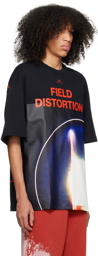 A-COLD-WALL* Black 'Field Distortion' T-Shirt