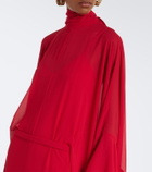 De La Vali Socorro chiffon maxi dress