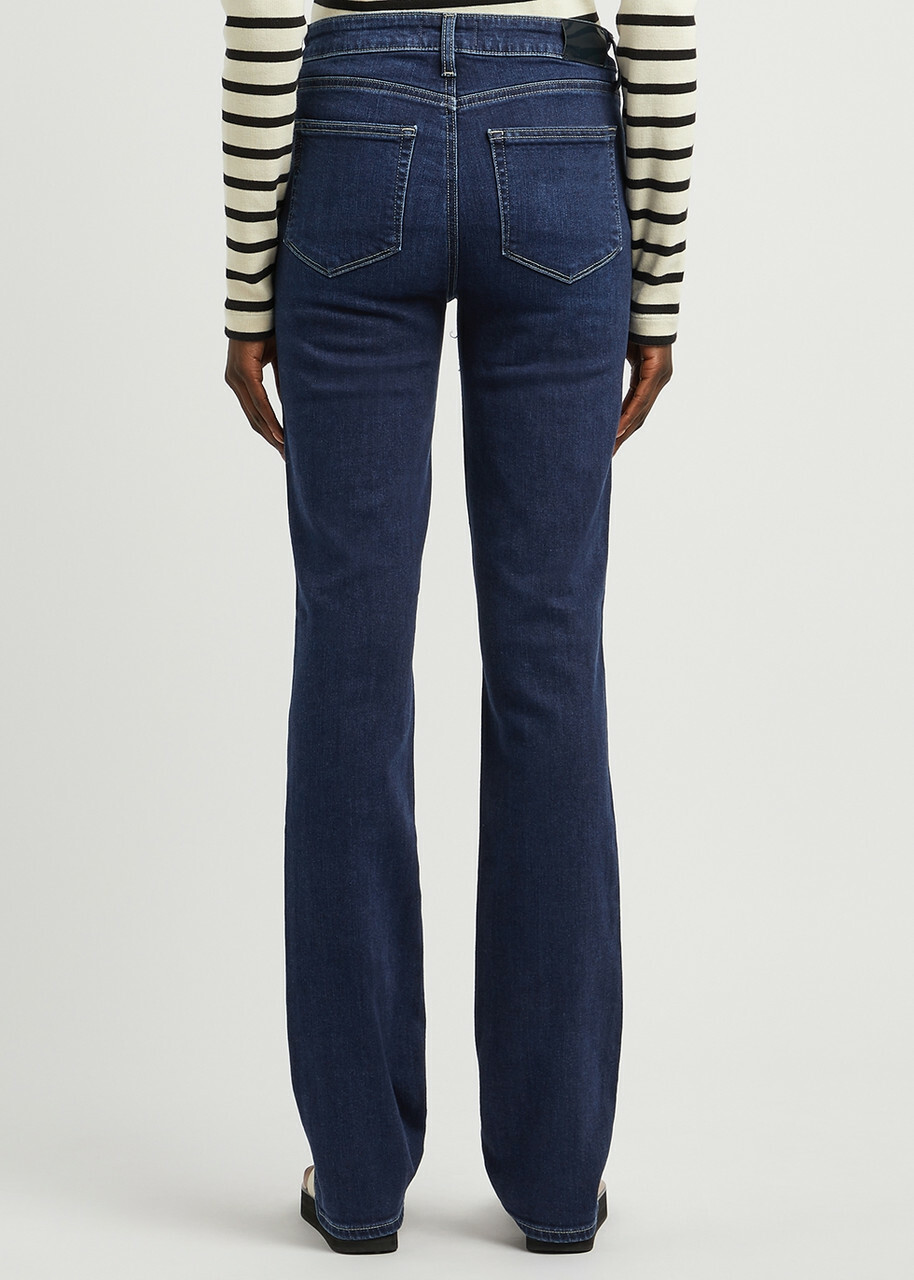 Paige Hoxton Transcend Straight-leg Jeans Dark Blue