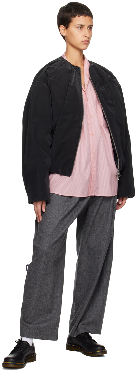 ADER error Black Kavo Down Jacket ADER error