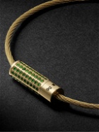 Le Gramme - 9g 18-Karat Recycled Gold Tsavorite Bracelet - Gold