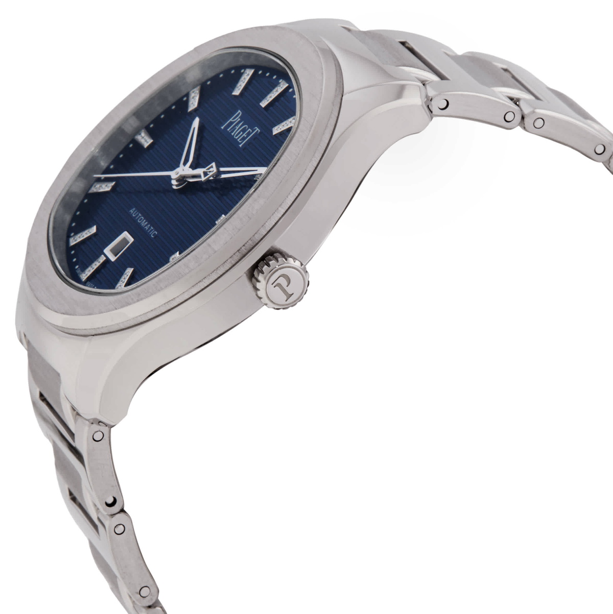 Piaget POLO Automatic Diamond Blue Dial Ladies Watch G0A46018
