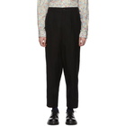 Comme des Garcons Homme Black Serge Trousers