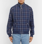 Golden Bear - Grid-Checked Cotton-Poplin Blouson Jacket - Men - Navy