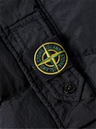 Stone Island - Reversible Quilted ECONYL® Nylon Metal Hooded Down Jacket - Blue