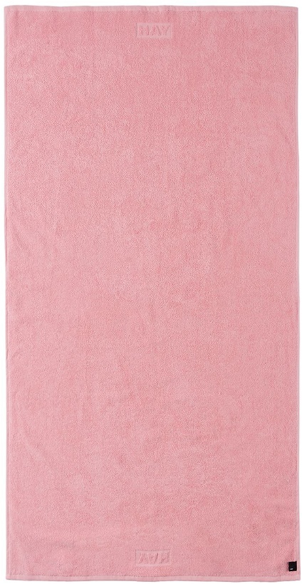 Photo: HAY Pink Mono Bath Towel