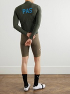 Pas Normal Studios - Mechanism Logo-Print Cycling Jersey - Green