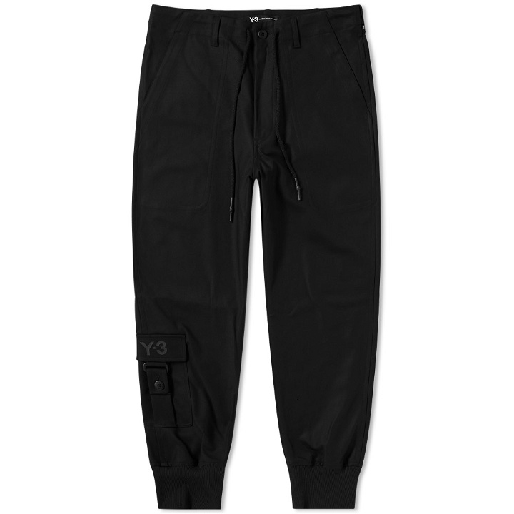 Photo: Y-3 Twill Ankle Pocket Pant