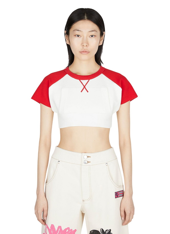 Photo: Meryll Rogge Cropped Baseball Top