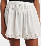Ulla Johnson Isla crochet-trimmed cotton shorts