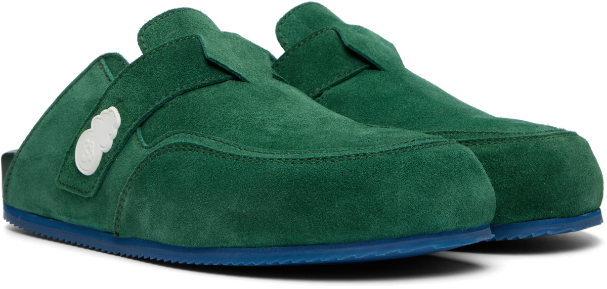 Casablanca Green Outdoor Mule Loafers