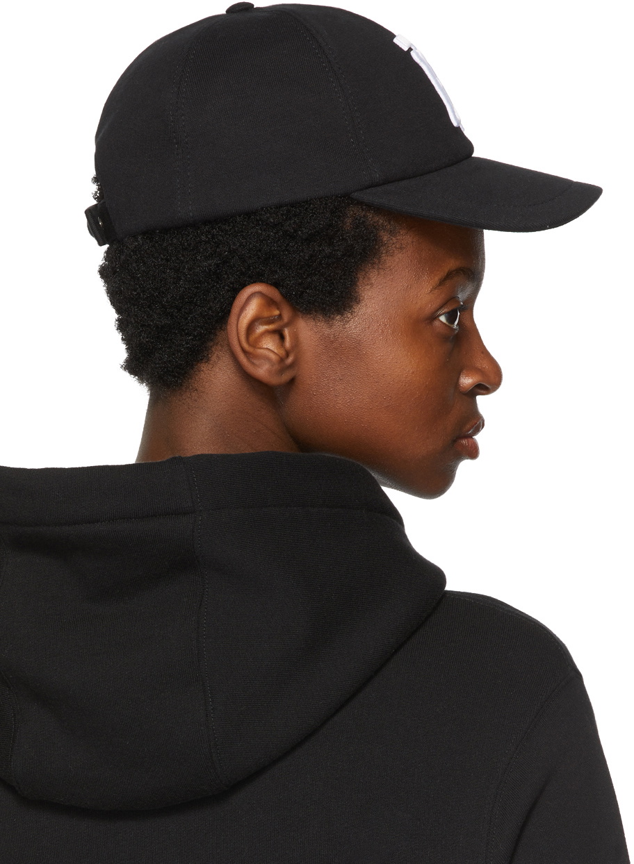 キャップ Burberry Cap - Burberry - Cotton - Black Burberry Black Cotton Jersey Monogram Baseball Cap Burberry