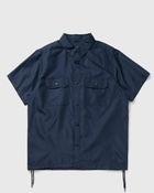 Taion Military Half Sleeve Shirts Blue - Mens - Shortsleeves