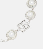 Magda Butrym Crystal-embellished faux pearl necklace