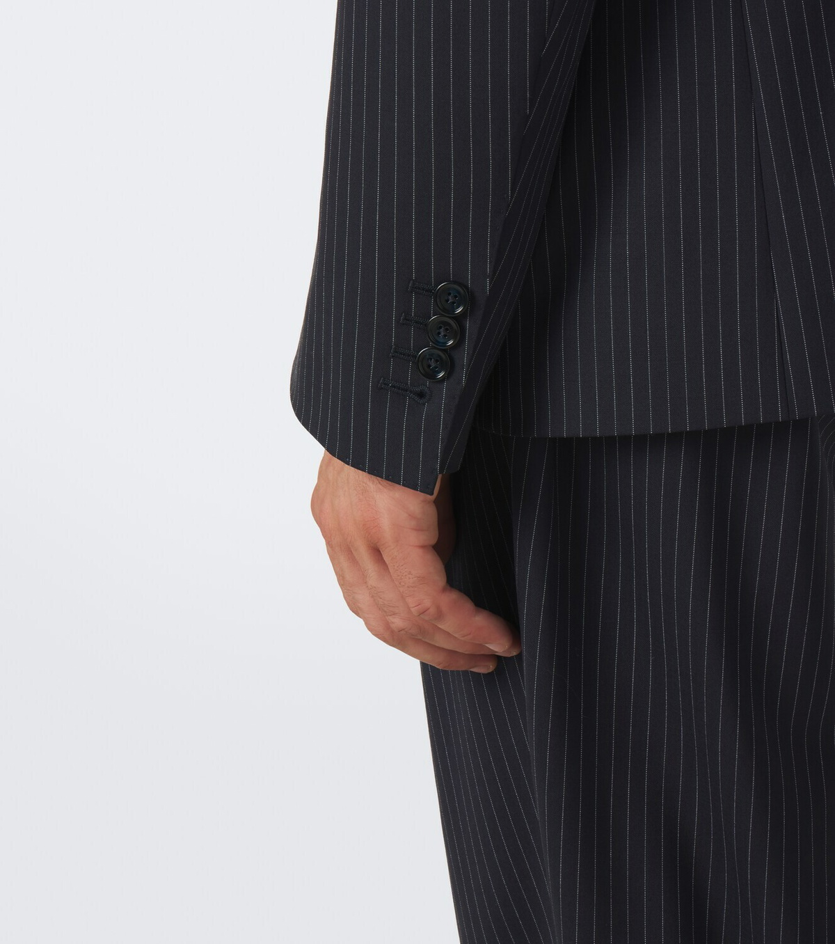 Dolce&Gabbana Pinstripe double-breasted wool-blend blazer