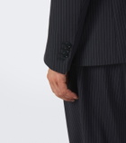 Dolce&Gabbana Pinstripe double-breasted wool-blend blazer