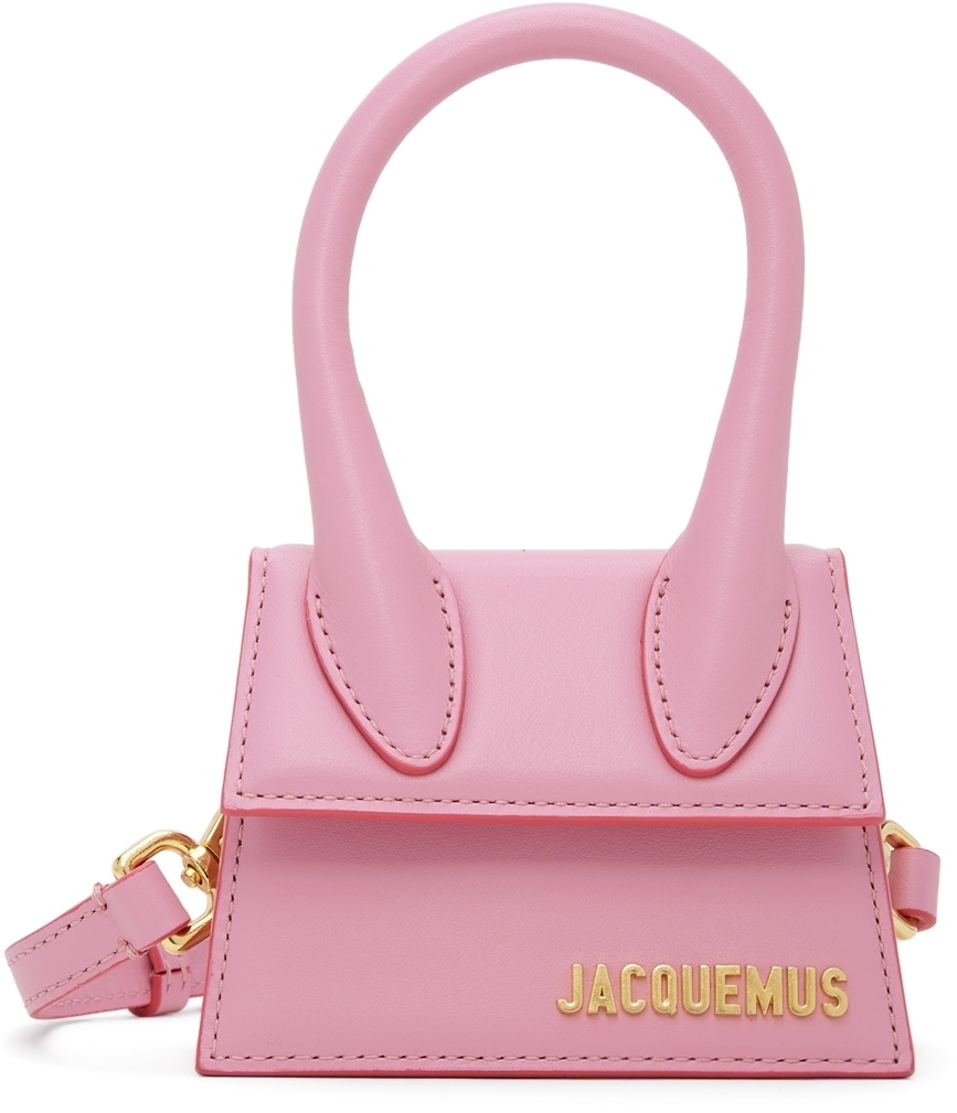 jacquemus pink la montagne le grand chiquito bag