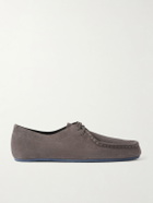 Jil Sander - Suede Derby Shoes - Gray