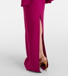 Taller Marmo Bacall draped crêpe gown