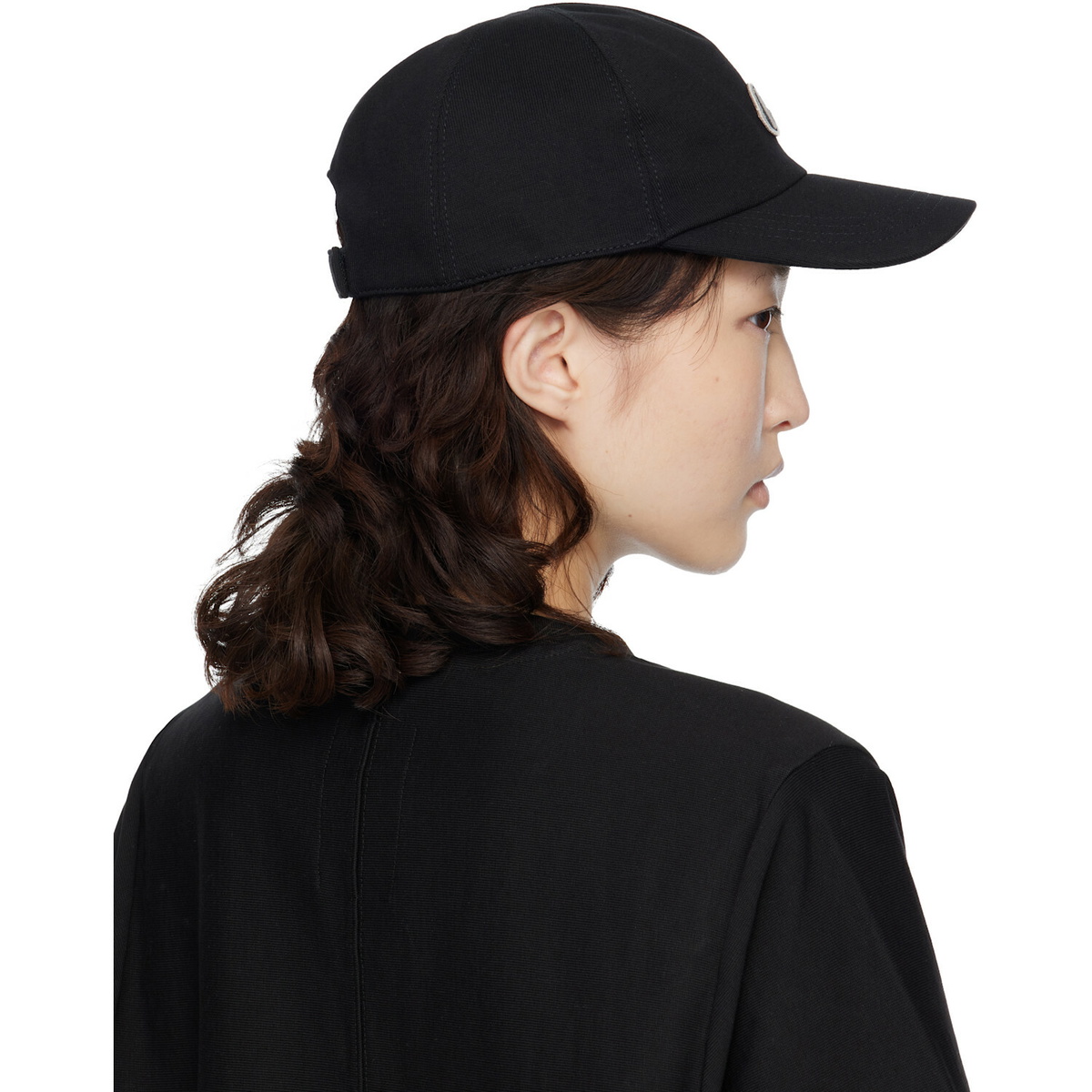 Rick Owens Moncler + Rick Owens Black Baseball Hat