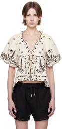 SEA NY Off-White Kingsley Shirt