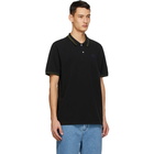 Loewe Black Anagram Embroidered Polo