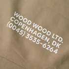 Wood Wood Clive Zip Logo Blouson