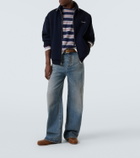 Miu Miu Striped cotton jersey T-shirt