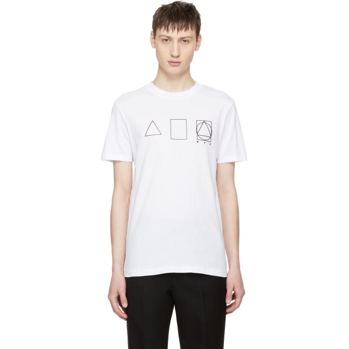 Photo: McQ Alexander McQueen White Glyph Icons T-Shirt 