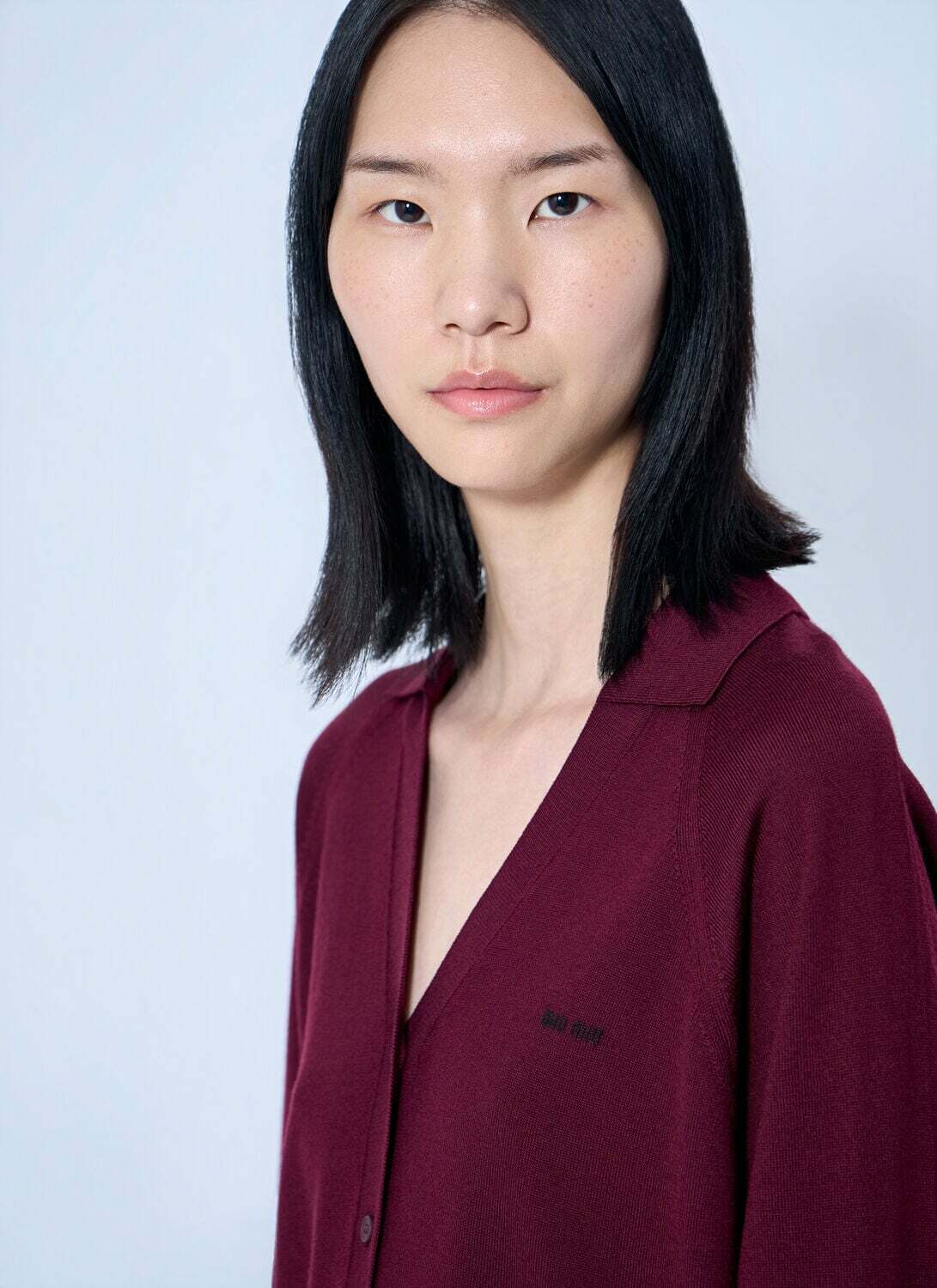 Miu Miu Knit Cardigan with Logo