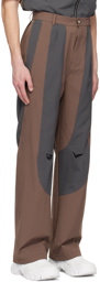 Uncertain Factor Brown & Gray Mirage No. 2 Trousers