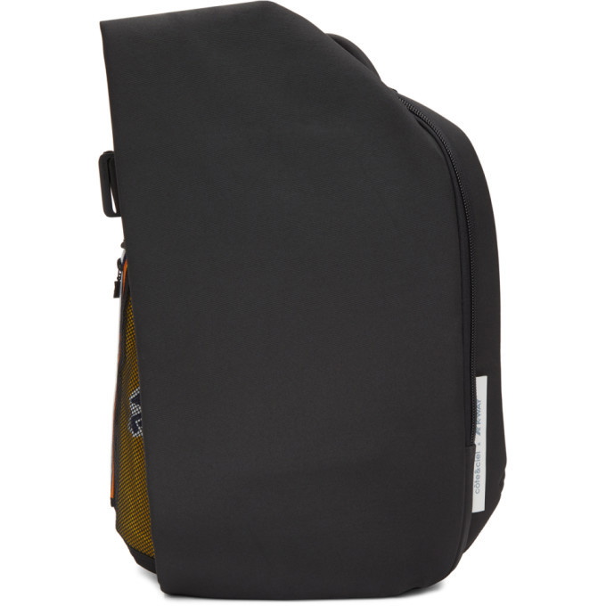 Photo: Cote and Ciel Black and Yellow K-Way Edition Medium EcoYarn Isar Backpack