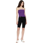 FLORE FLORE Purple Bes Bandeau Top