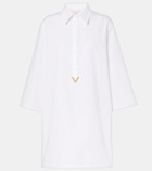 Valentino Cotton and linen minidress