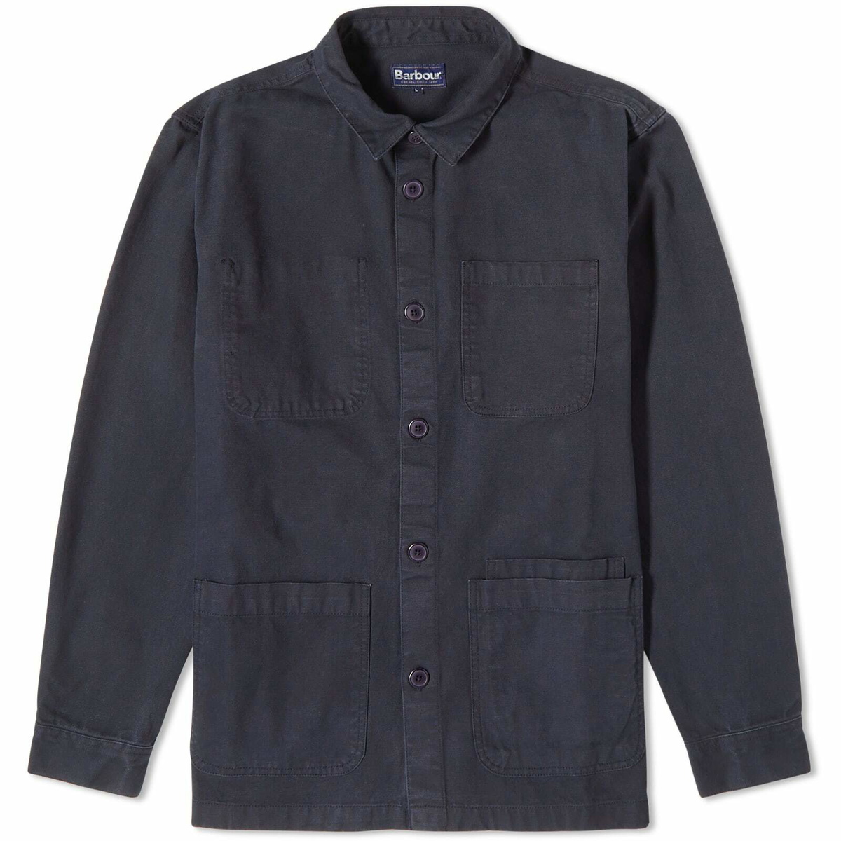 Barbour Men's Chesterwood Overshirt in Indigo Barbour