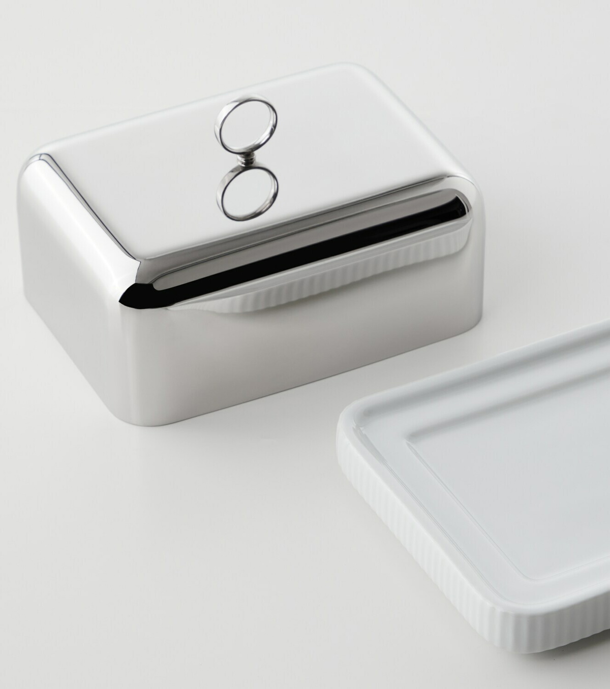 Georg Jensen Barnadotte butter dish by Sigvard Bernadotte