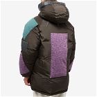 Acne Studios Men's Oxano Micro Ripstop Puffer Jacket in Dark Khaki/Multi