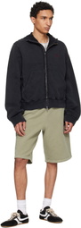 Martine Rose Khaki Sweat Shorts