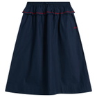 Damson Madder Women's Sigrid Midi Skirt in Navy