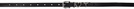 Y/Project Black Skinny Y Heart Belt