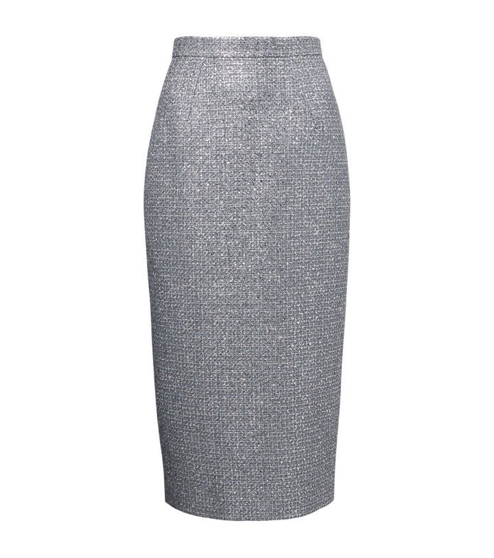 Photo: Emilia Wickstead Lorelei tweed pencil skirt