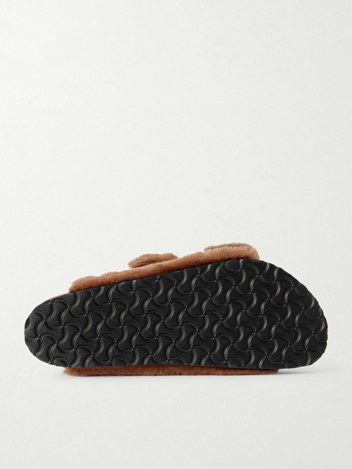 BIRKENSTOCK 1774 - Arizona Shearling Sandals - Brown