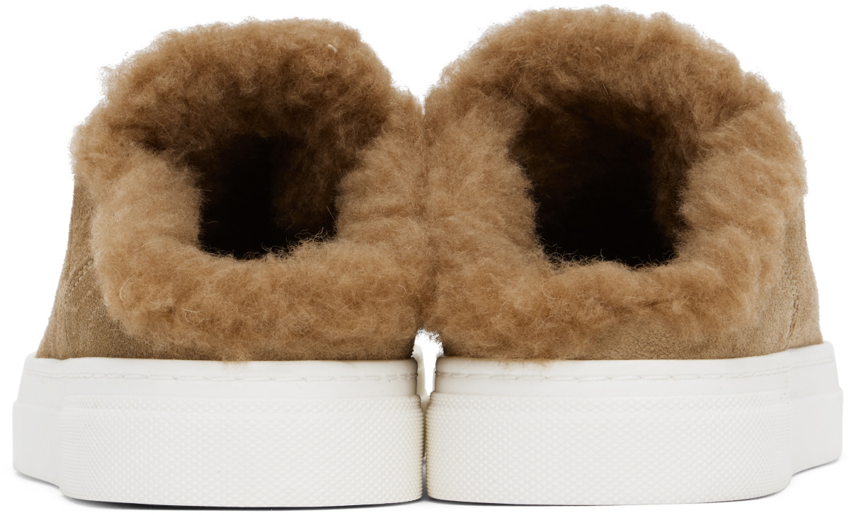 Max Mara Tan Slide Sneakers