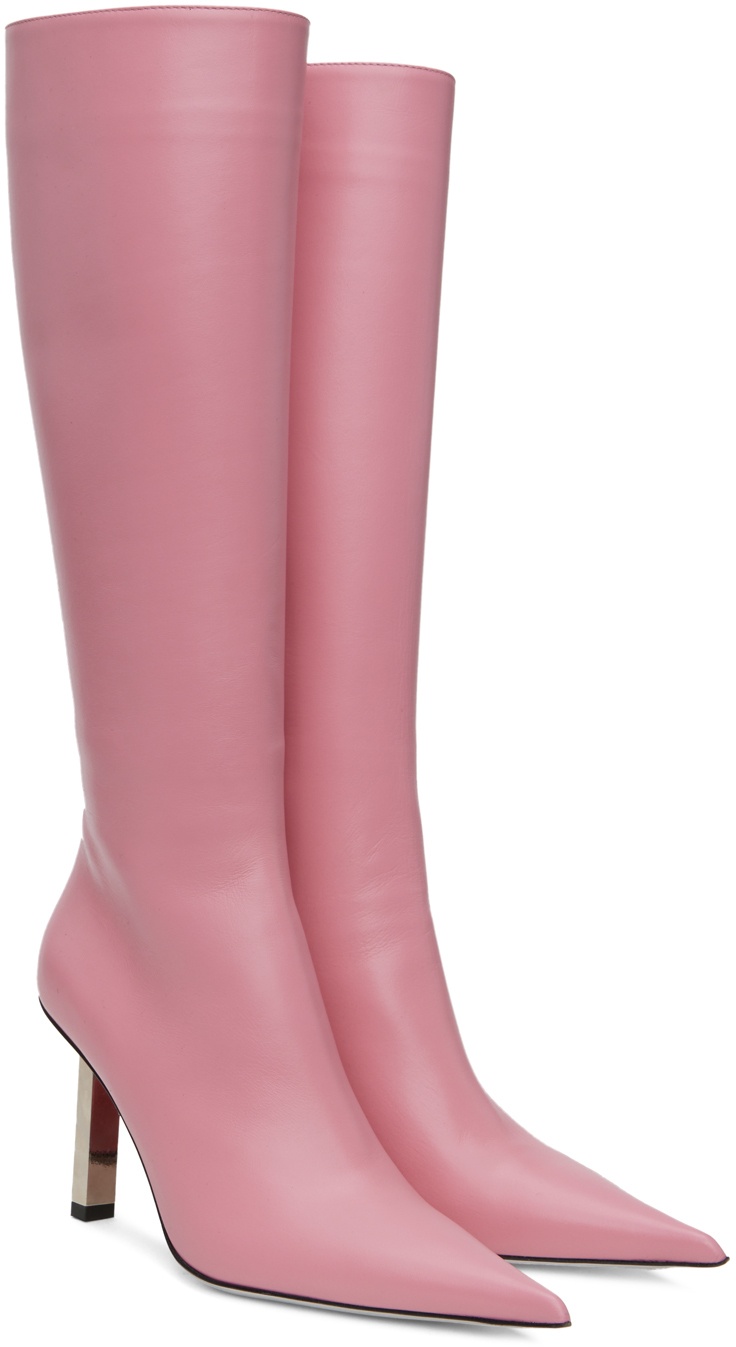 ioannes Pink Tresor Pointed Boots ioannes